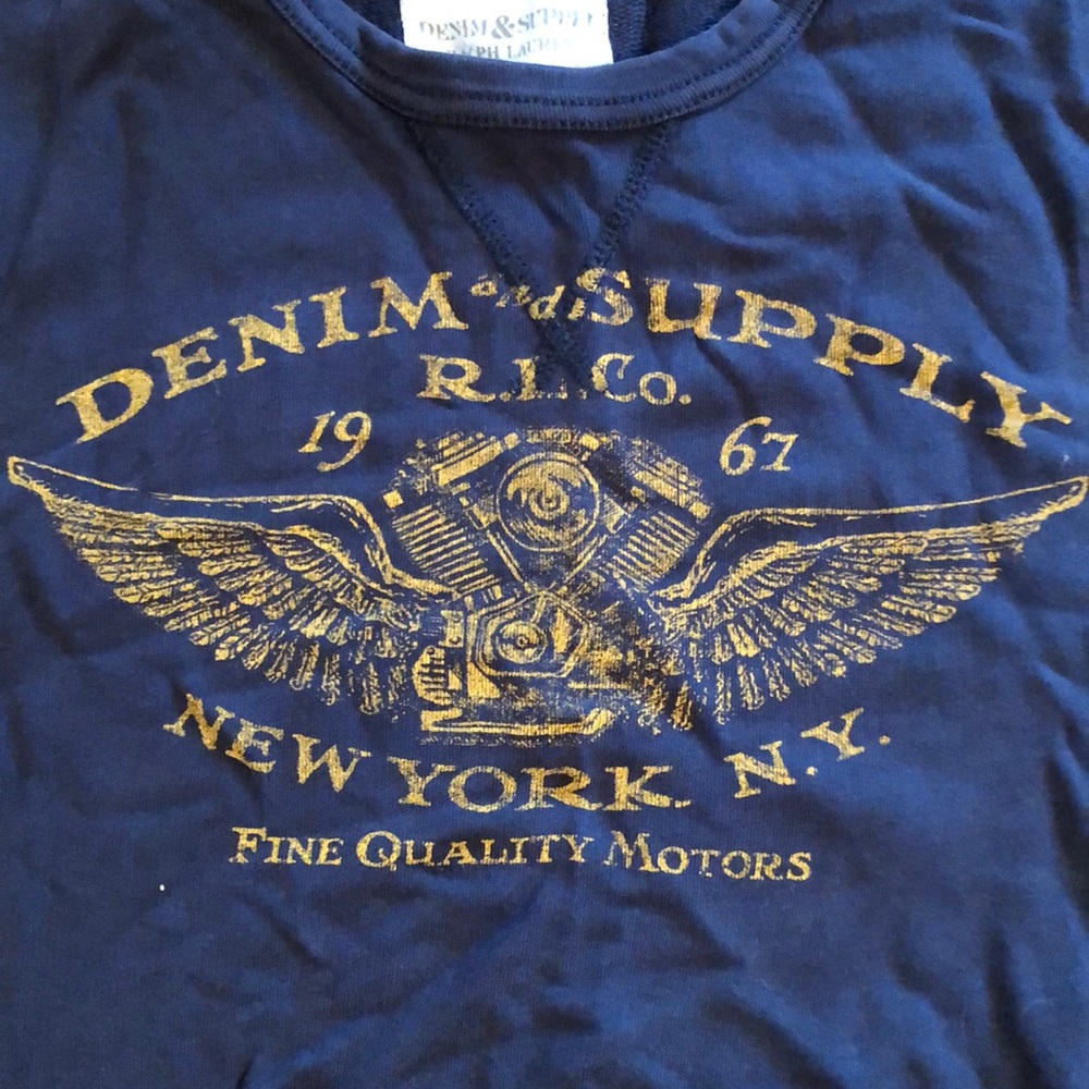 Denim supply swear shirt